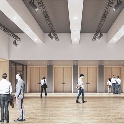 Garderobe Stadthalle